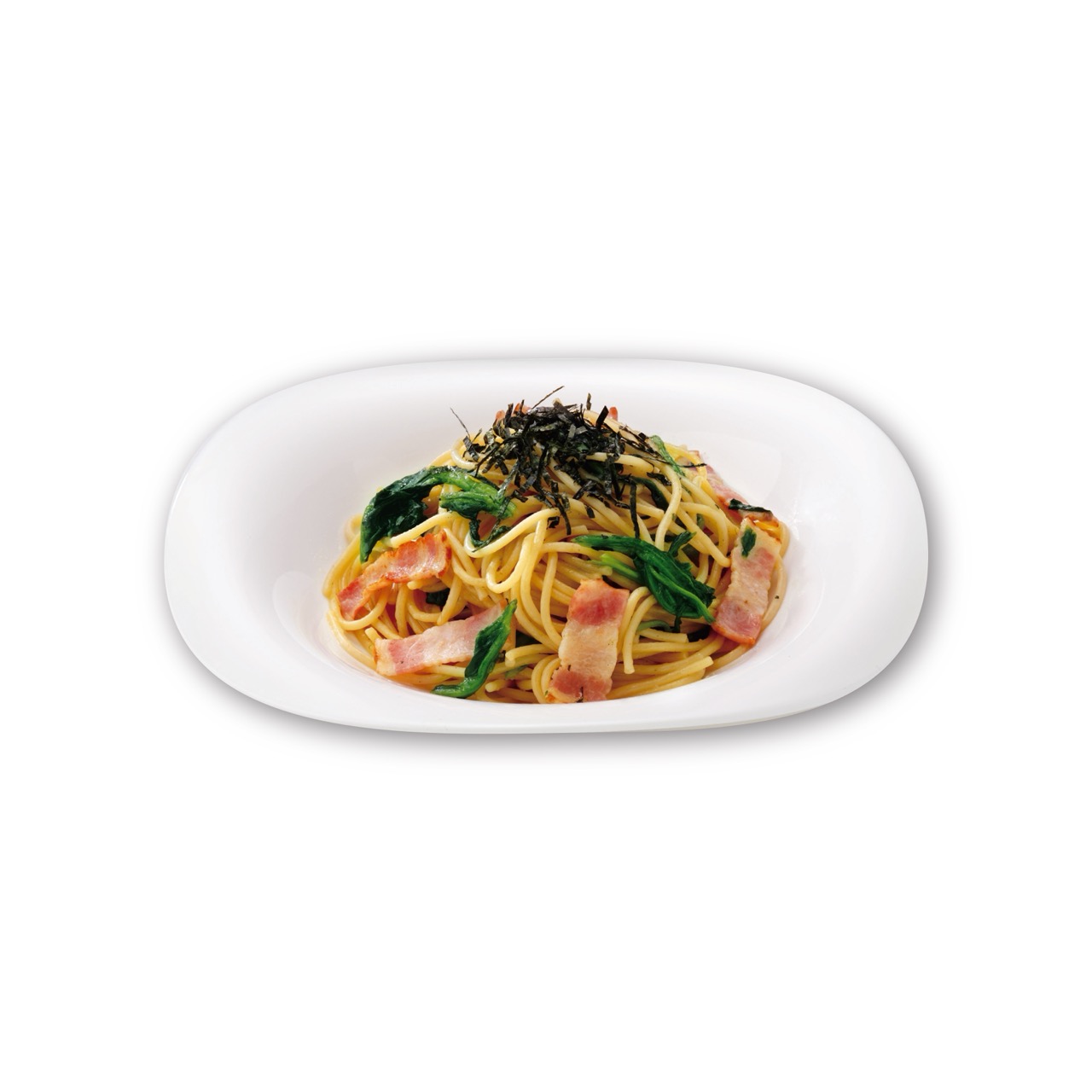 ほうれん草とベーコンの和風パスタ