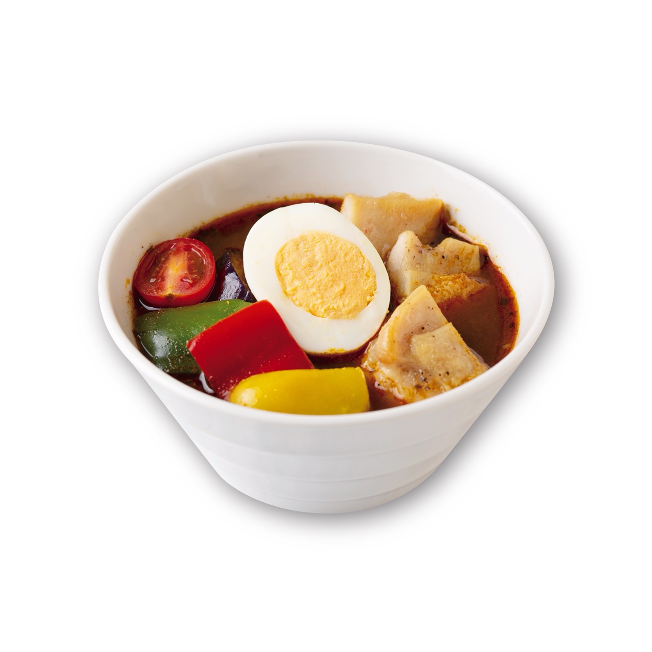鶏肉と彩り野菜の北海道スープカレー